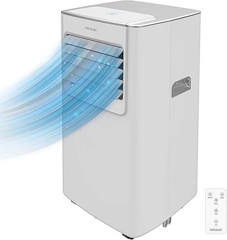 Cecotec ForceClima 7100 Portable Air Conditioner with Remote Control, 7000 BTU, Low Consumption, LED Display, 4 Modes, 2 Speed, Coverage 15-20 m²